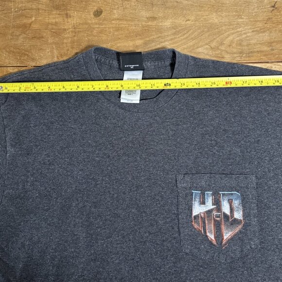 VTG Harley Davidson T-Shirt Size Large Horny Toad Fort Hood Texas - Picture 12 of 14